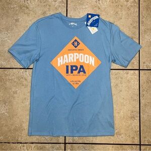 Harpoon Powder Blue IPA Brewery T Shirt Men’s Unisex Medium NWT